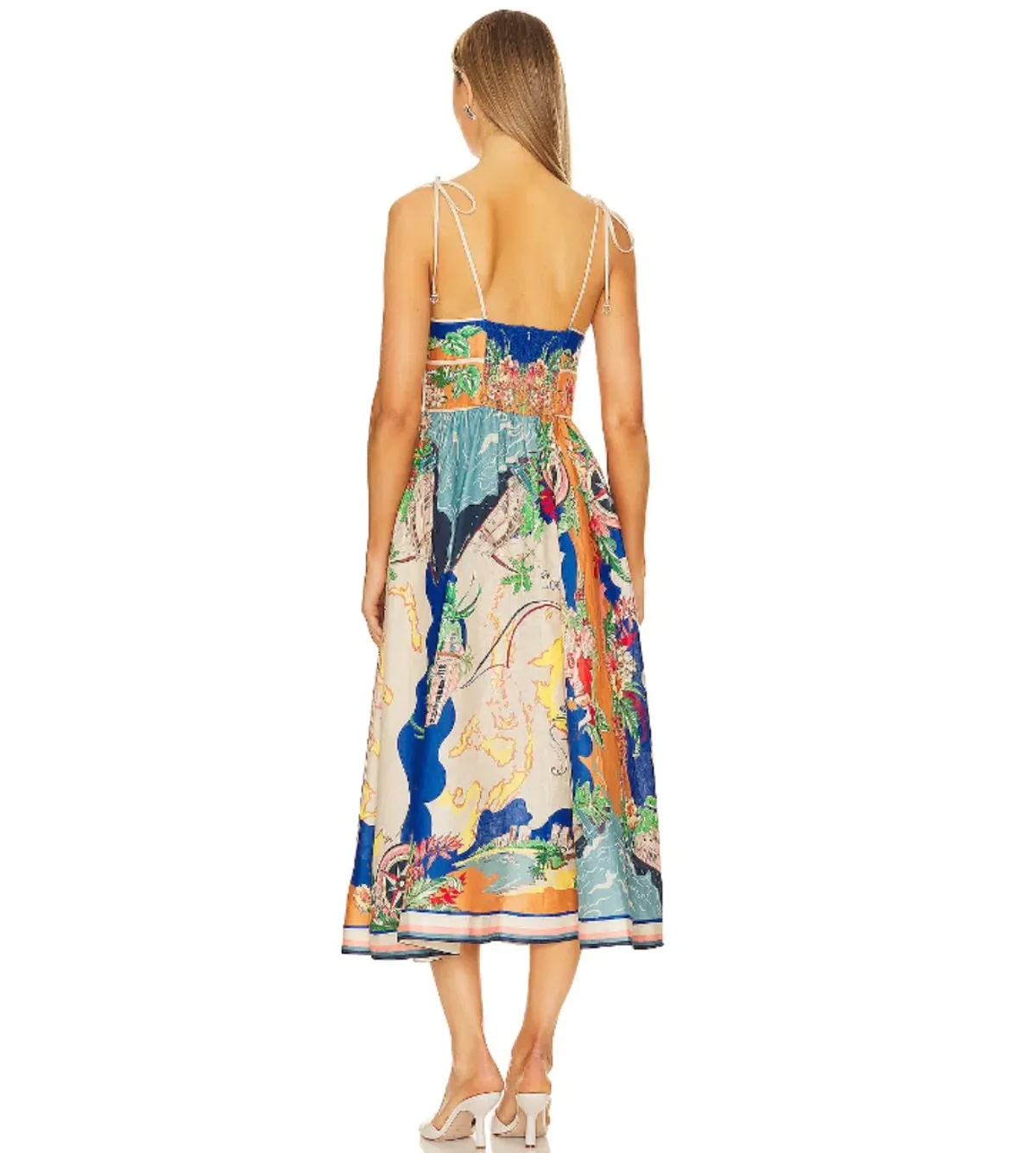 Zimmermann Alight Picnic Midi Dress Size 1 AU 10 - Image 4