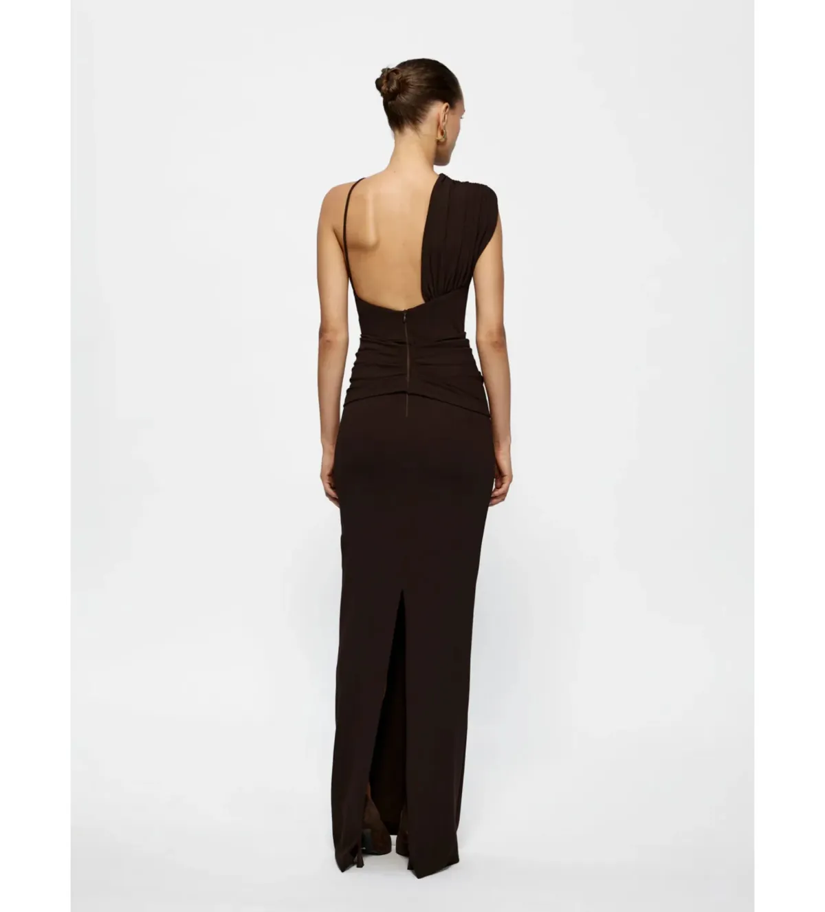 Effie Kats Greer Gown in Coffee Size AU14 - Image 3