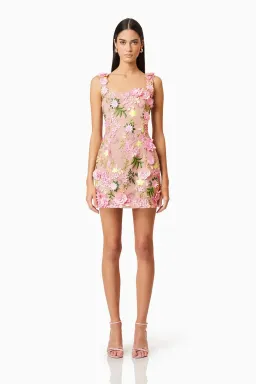 Elliatt Aella Party Mini Dress In Pink Size S / AU 8 for rent on The Volte - image 1