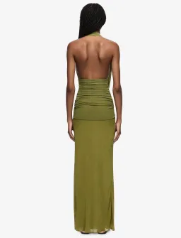 Bec & Bridge Cassis Drape Maxi Dress in Fern for rent on The Volte - image 4