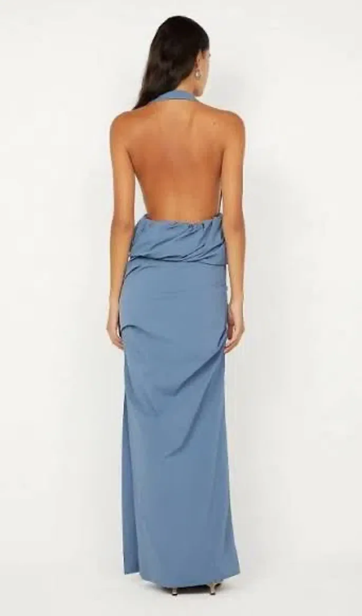 Bec & Bridge Priscilla Bubble Maxi Steel Blue Size 8 - Image 3