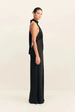 Shona Joy Agnes Halter Neck Maxi Black Size AU 6 for rent on The Volte - image 3