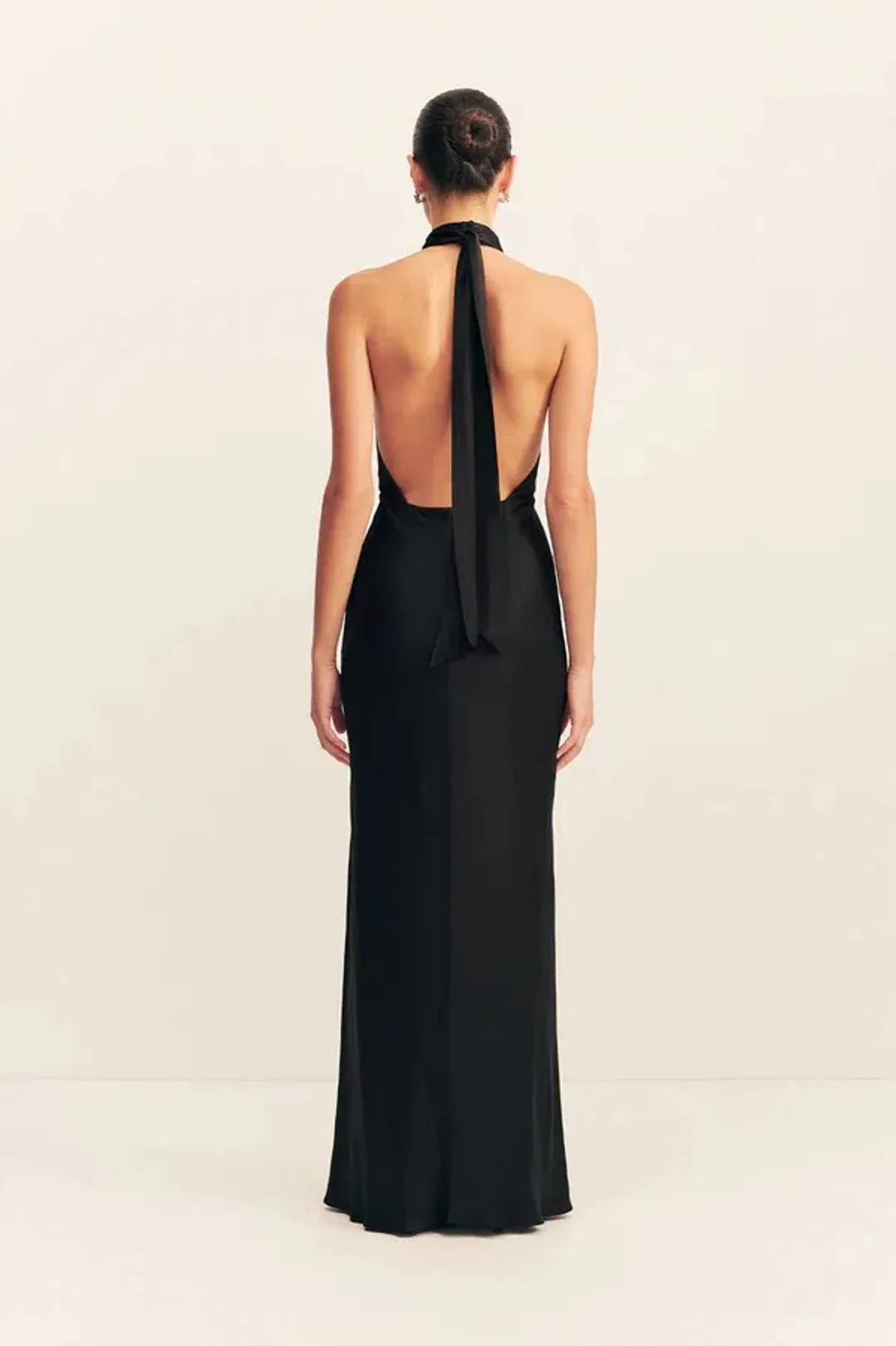Shona Joy Agnes Halter Neck Maxi Black Size AU 6 for rent on The Volte - main image