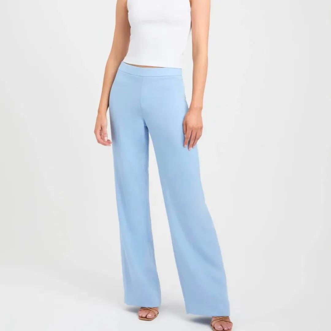 Kookai Ariel Pants Slate Blue Tailored Trousers Size 8 / 36 — Races, Cocktail, Workwear for rent on The Volte - main image