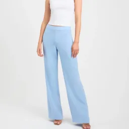 Kookai Ariel Pants Slate Blue Tailored Trousers Size 8 / 36 — Races, Cocktail, Workwear for rent on The Volte - image 2