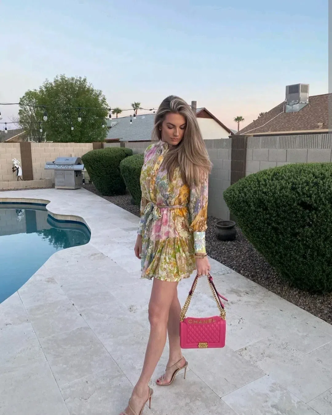 Zimmermann Super Eight Lantern Mini Dress in Floral Size 1 AU 10 for rent on The Volte - main image