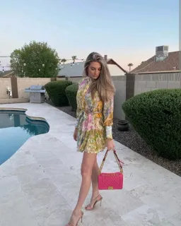 Zimmermann Super Eight Lantern Mini Dress in Floral Size 1 AU 10 for rent on The Volte - image 2