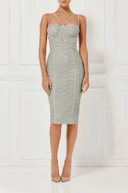 MISHA Milly Dress Sage Green Size 10/M for rent on The Volte - image 1