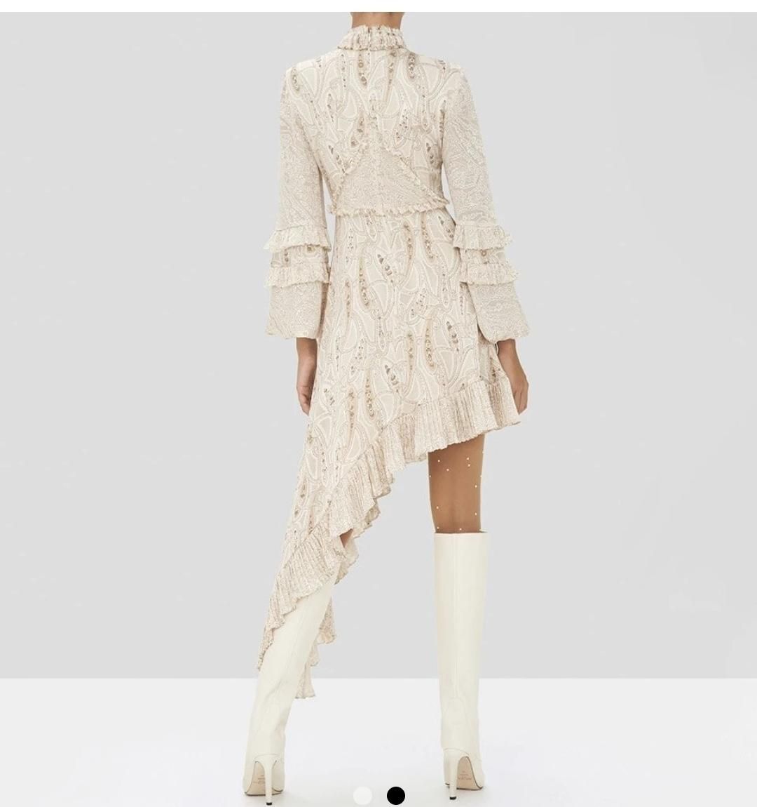 Alexis Liora Dress Cream Paisley Size 8 for rent on The Volte - main image