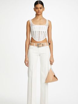 Dion Lee / Corded Lace Corset / White / Size 14 for rent on The Volte - image 1