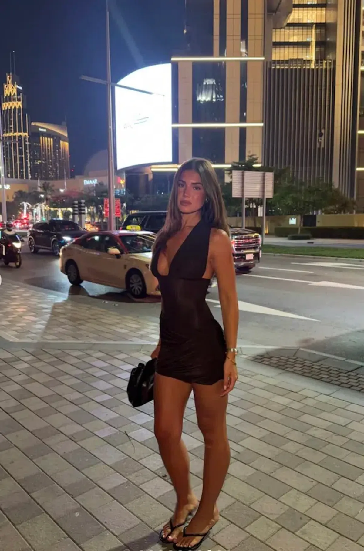 BENNI BROWN NOA MINI DRESS - Image 2