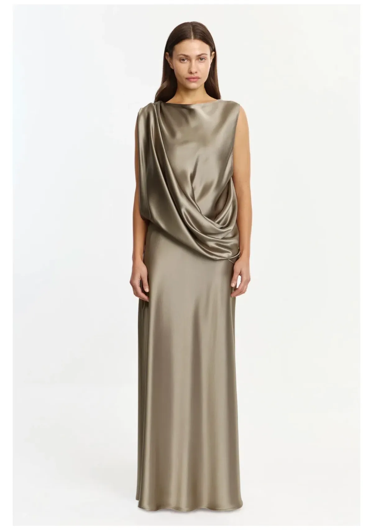 Acler Yalumla Maxi Dress in Walnut Size 12 - Image 1