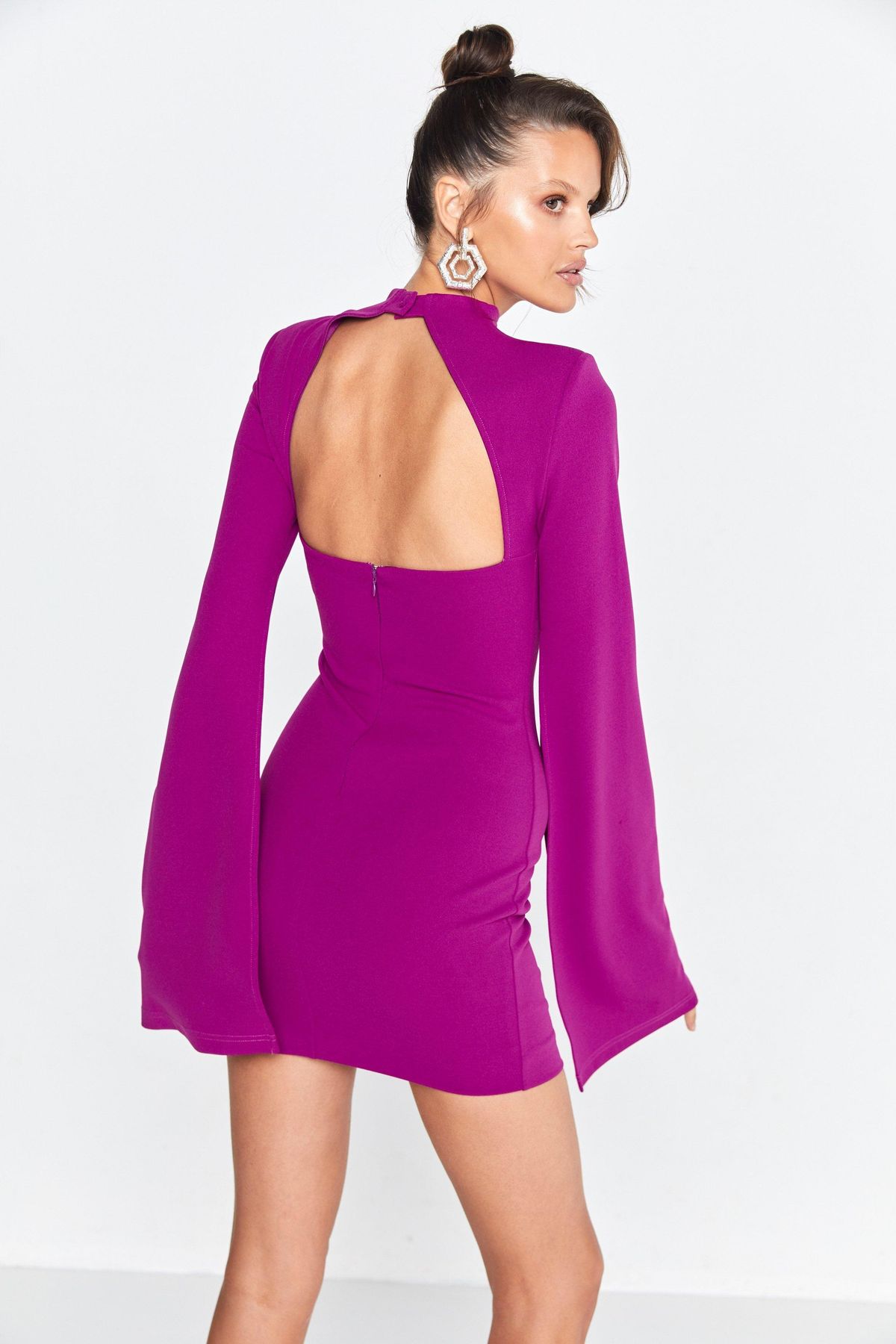 Mossman The Sense Of Mystery Dress Magenta Size 10 - Image 4