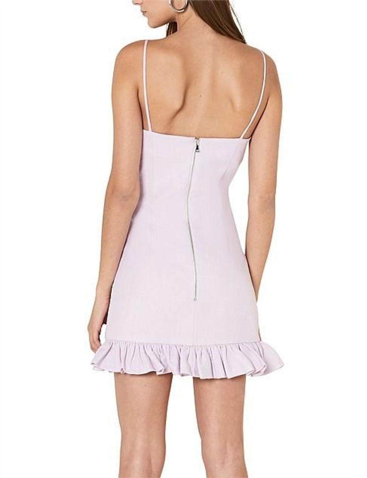 By Johnny April Frill Mini Dress Lilac size 8 - Image 2