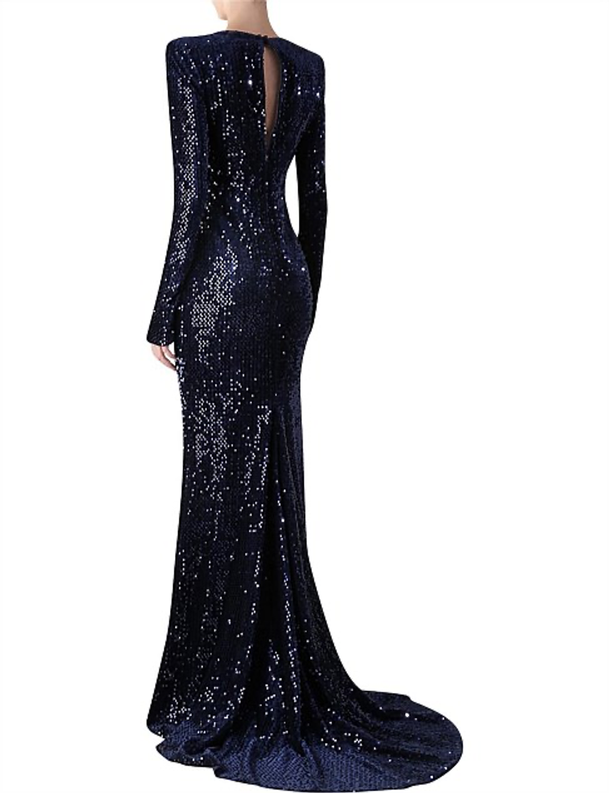 Carla Zampatti Royal Engagement Ball Gown Navy - Image 2
