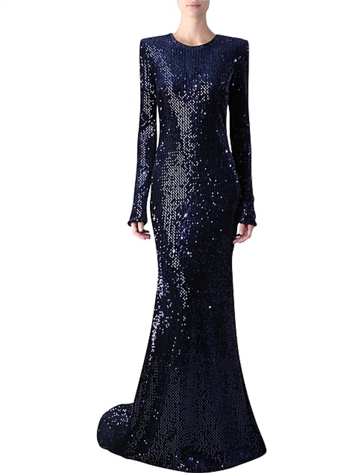 Carla Zampatti Royal Engagement Ball Gown Navy - Image 1