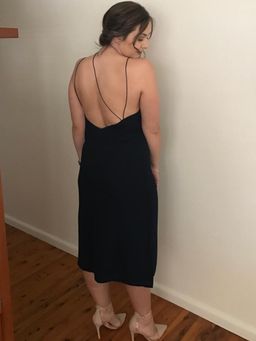 Maurie & Eve Seventh Floor Dress Navy Size 12 for rent on The Volte - image 3