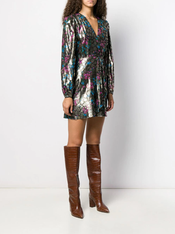 Sandro Metallic Jacquard Dress Size 8 for rent on The Volte - image 5