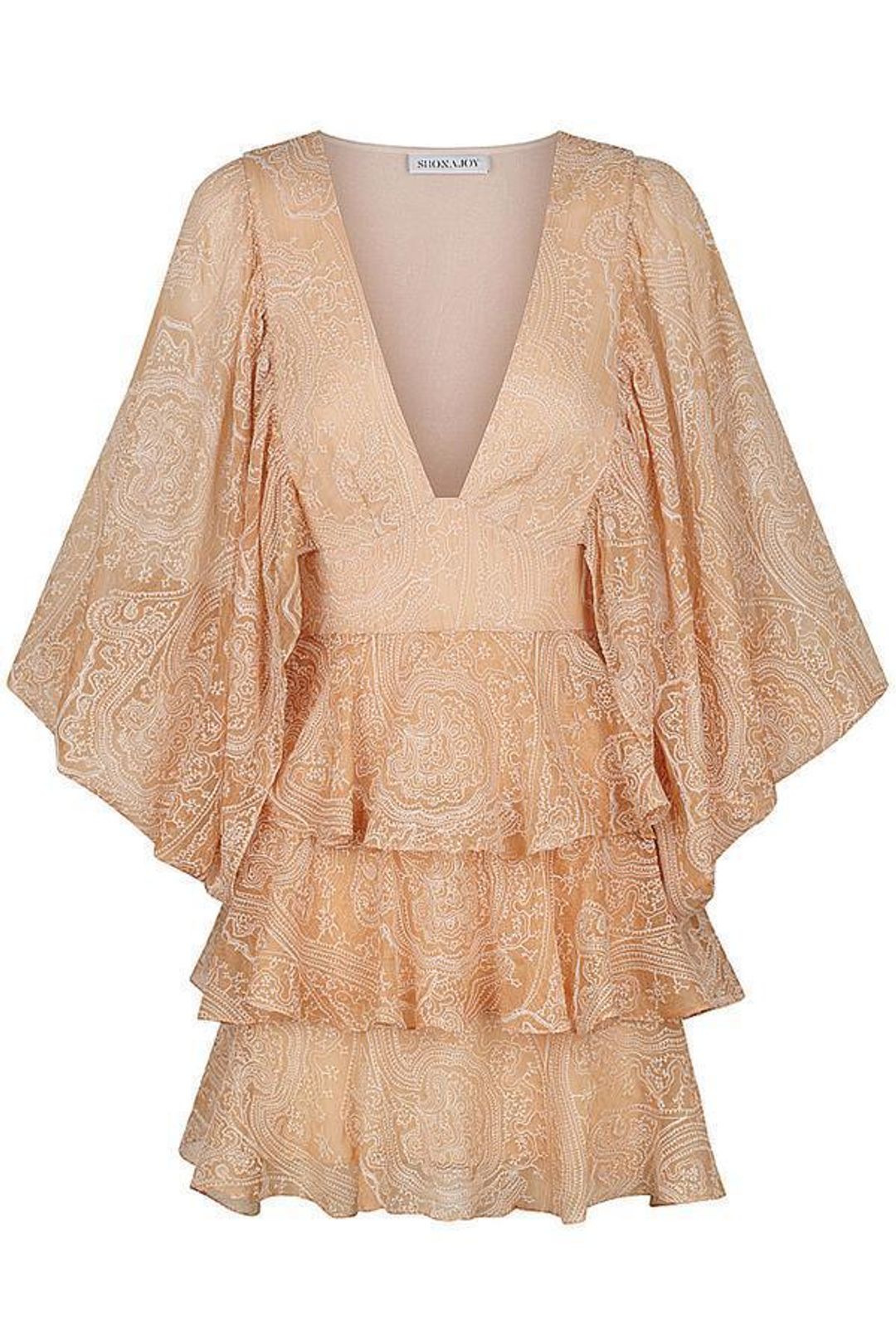 Shona Joy Monroe Draped Sleeve Dress size 10 for rent on The Volte - main image