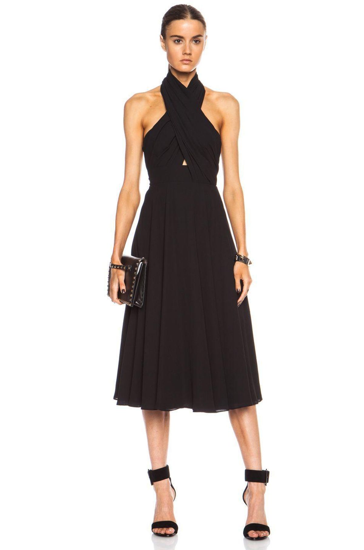 Camilla and Marc Golden Myna Dress in Black Size 10 for rent on The Volte - main image