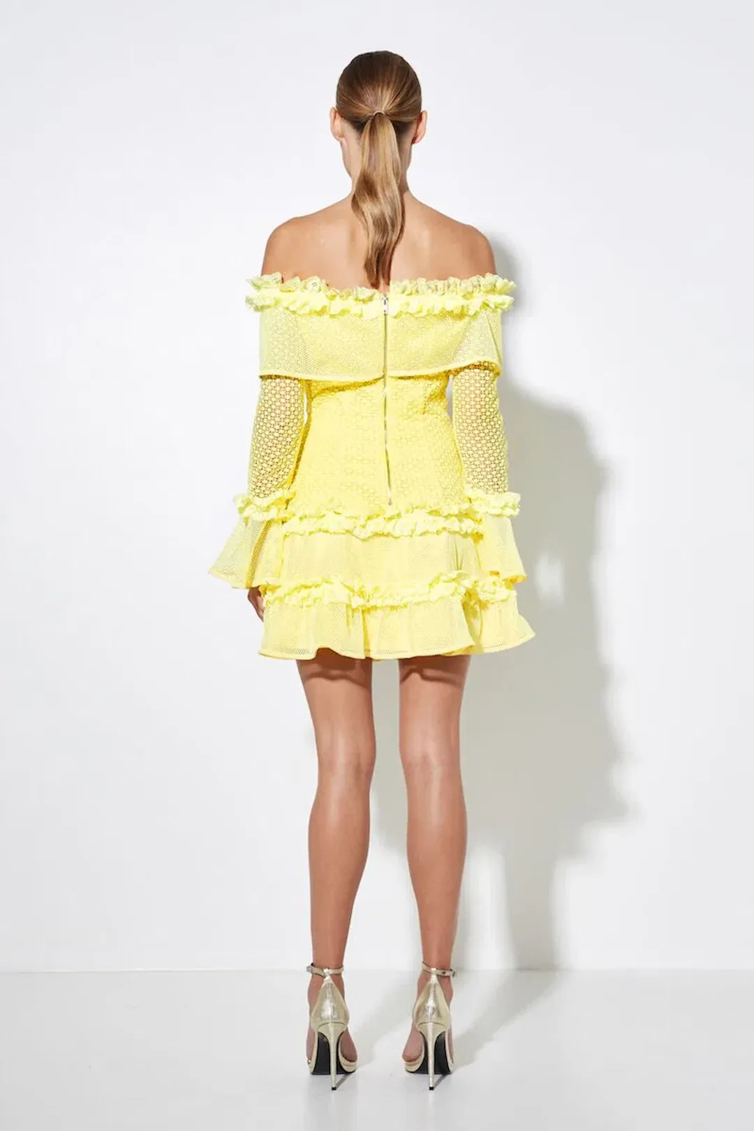 Mossman The Mood Swing Dress Yellow Size 6 for rent on The Volte - main image