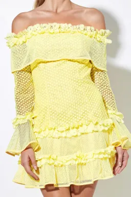 Mossman The Mood Swing Dress Yellow Size 6 for rent on The Volte - image 2