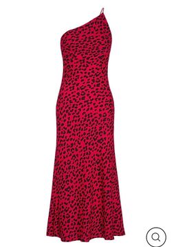 By Johnny Ruby Leopard Asymmetric Dress size 6 for rent on The Volte - image 1