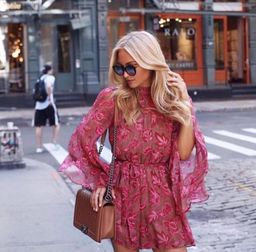 Zimmermann Karmic Flare Sleeve Playsuit Pink Paisley Chintz Size 0 / AU 8 for rent on The Volte - image 5