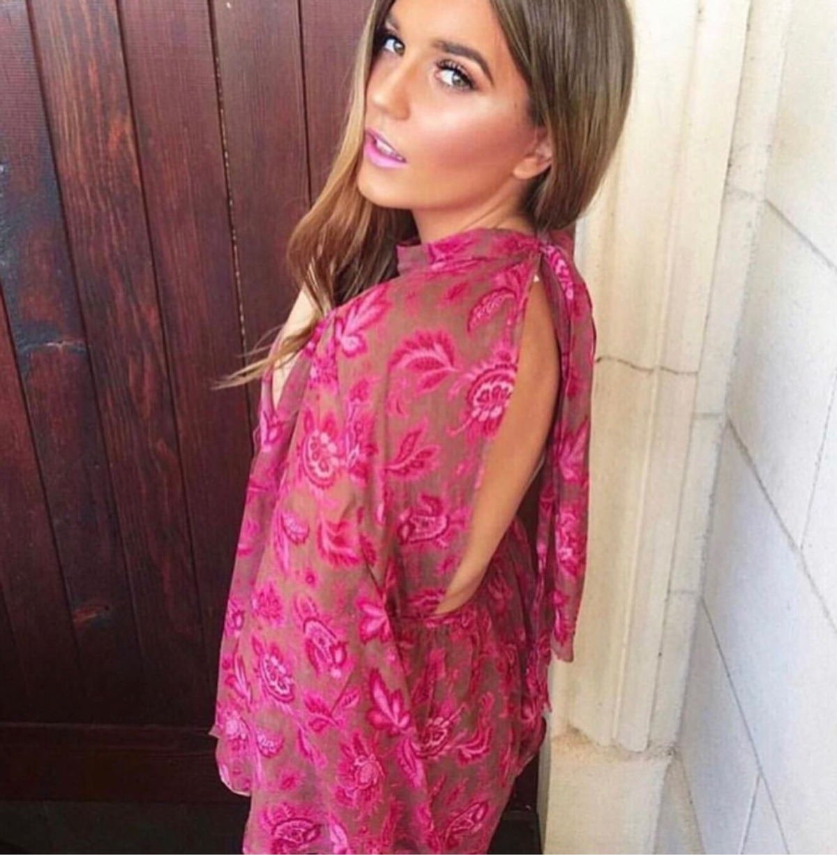 Zimmermann Karmic Flare Sleeve Playsuit Pink Paisley Chintz Size 0 / AU 8 - Image 13