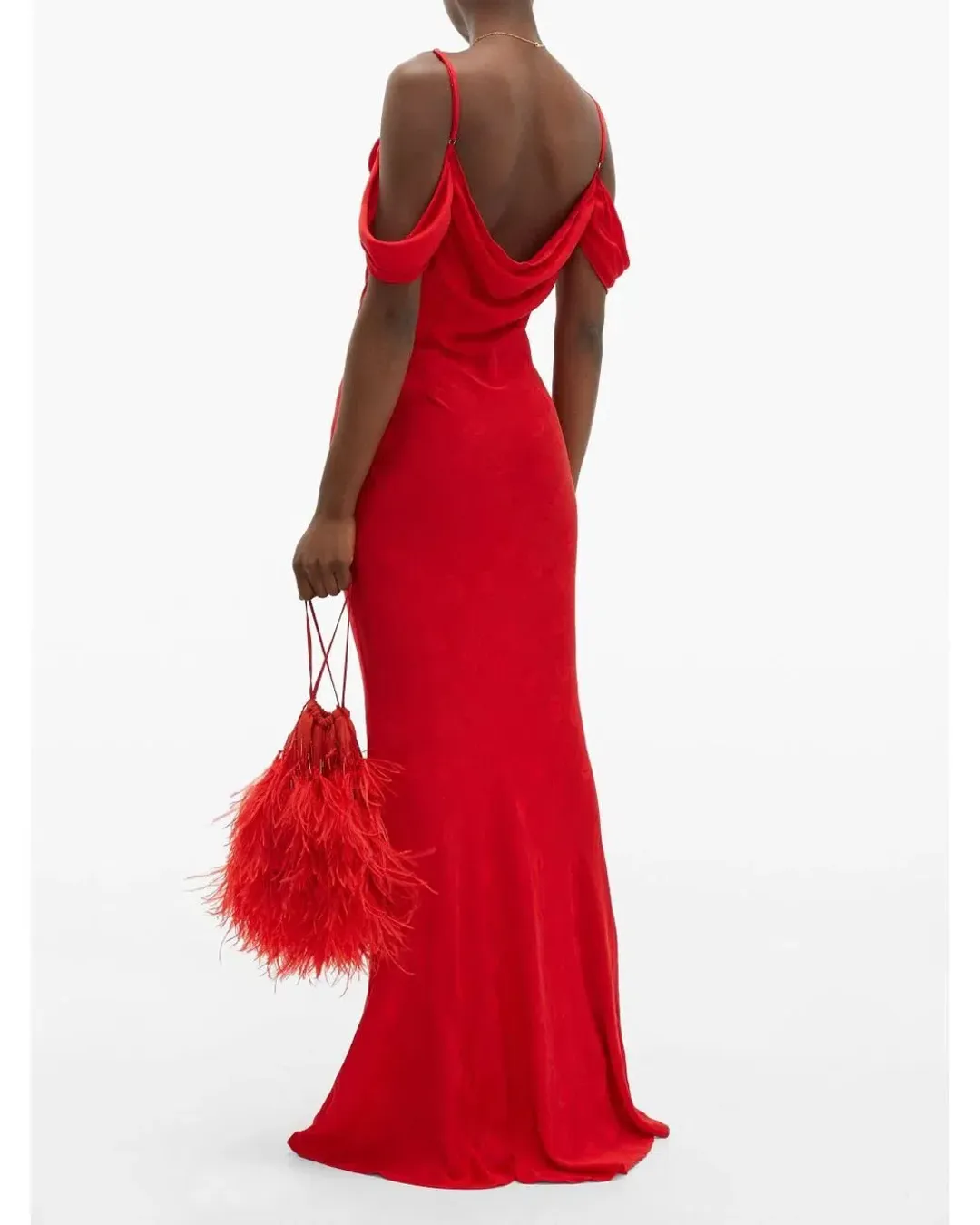 Rat & Boa Florentina Dress in Red Size 6 for rent on The Volte - main image