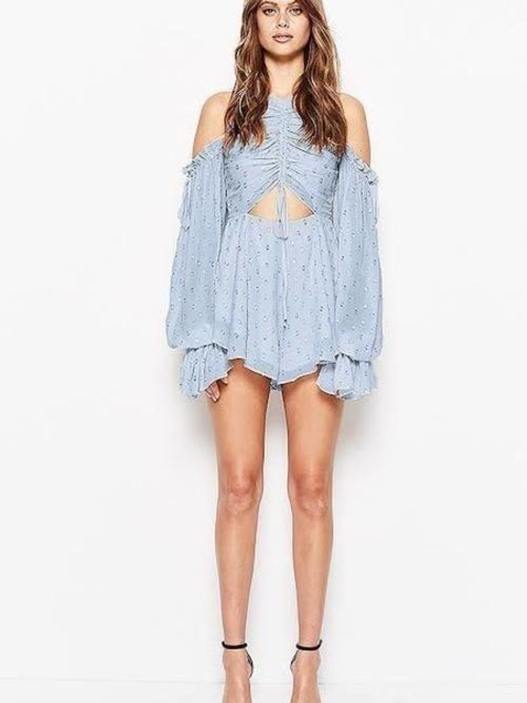Alice McCall Did It Again Playsuit Blue Size 14 for rent on The Volte - main image
