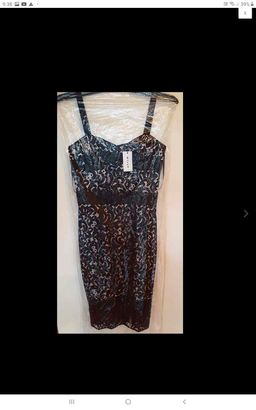 Milly Saks 5th Ave Black Lace Bustier Designer Dress black size 6 Formal for rent on The Volte - image 3