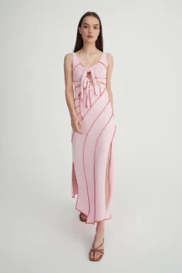Hansen & Gretel Kehlani Dress Pink Size 6 for rent on The Volte - image 1