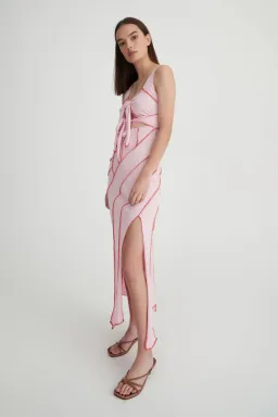 Hansen & Gretel Kehlani Dress Pink Size 6 for rent on The Volte - image 2