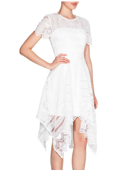 Love Honour lace dress white size 14 for rent on The Volte - image 1