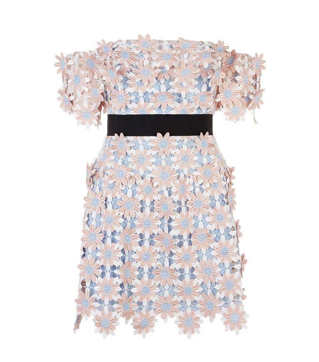 Self Portrait 3D Floral Mini Dress Size 10 for rent on The Volte - main image