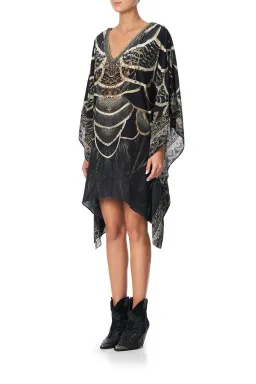 Camilla Kaftan W Button Up Sleeves Under A Full Moon Black Size 12 for rent on The Volte - image 2