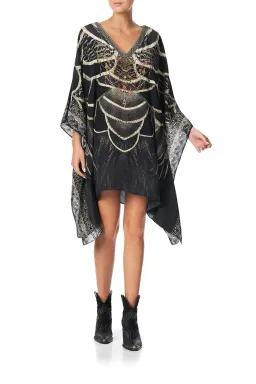 Camilla Kaftan W Button Up Sleeves Under A Full Moon Black Size 12 for rent on The Volte - image 1