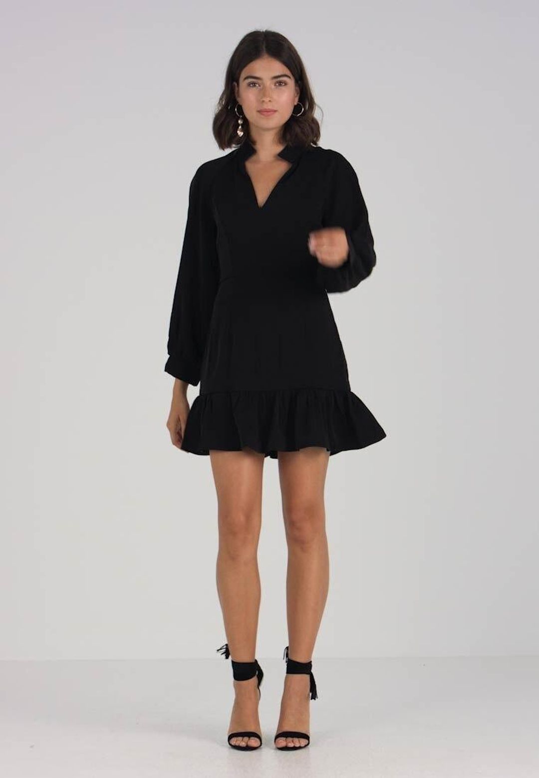 Mossman The Stranger Things Mini Dress Black Size 6 for rent on The Volte - main image