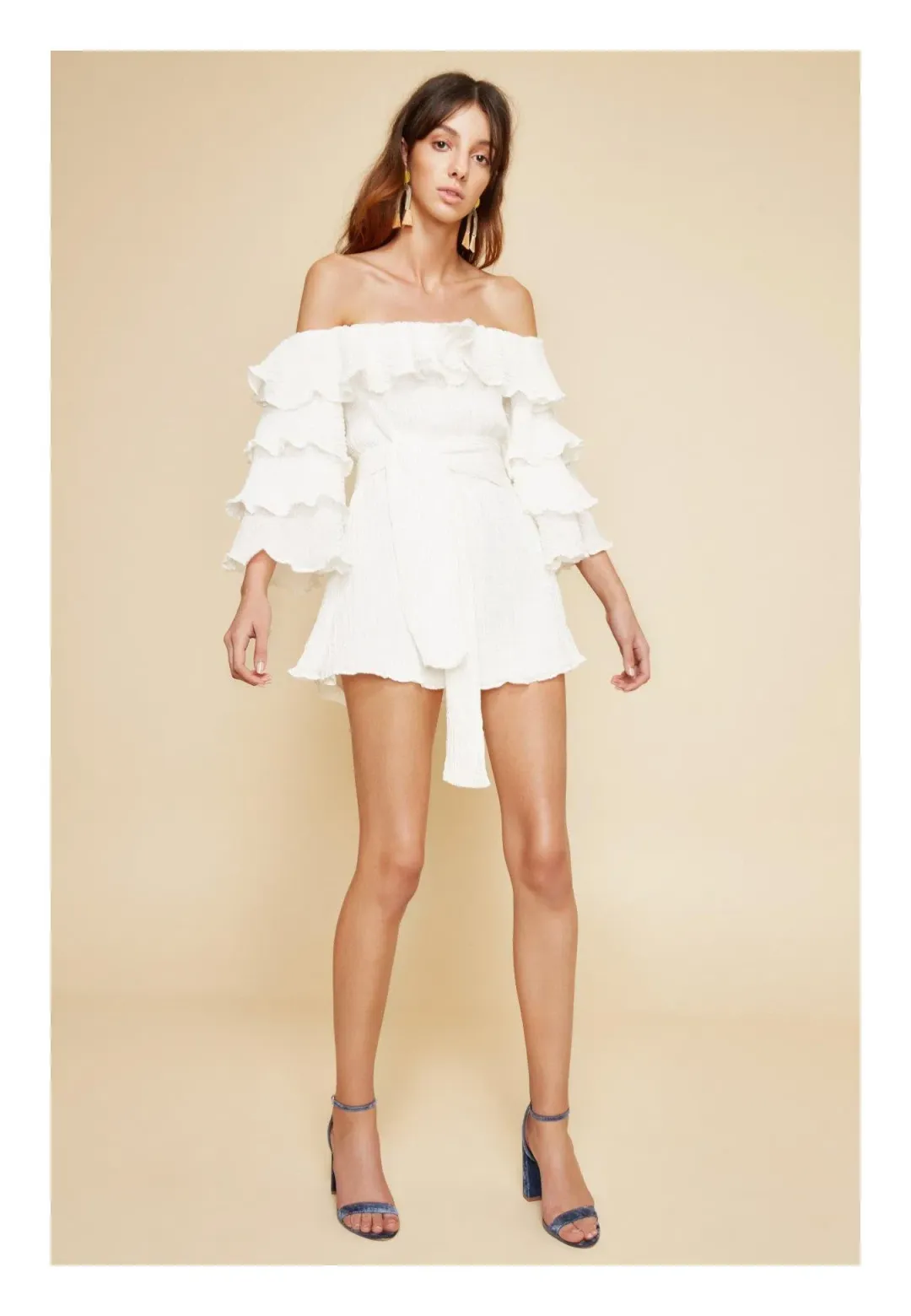 C/MEO Collective Sacrifices Mini Dress White Size XXS/ AU 6 for rent on The Volte - main image