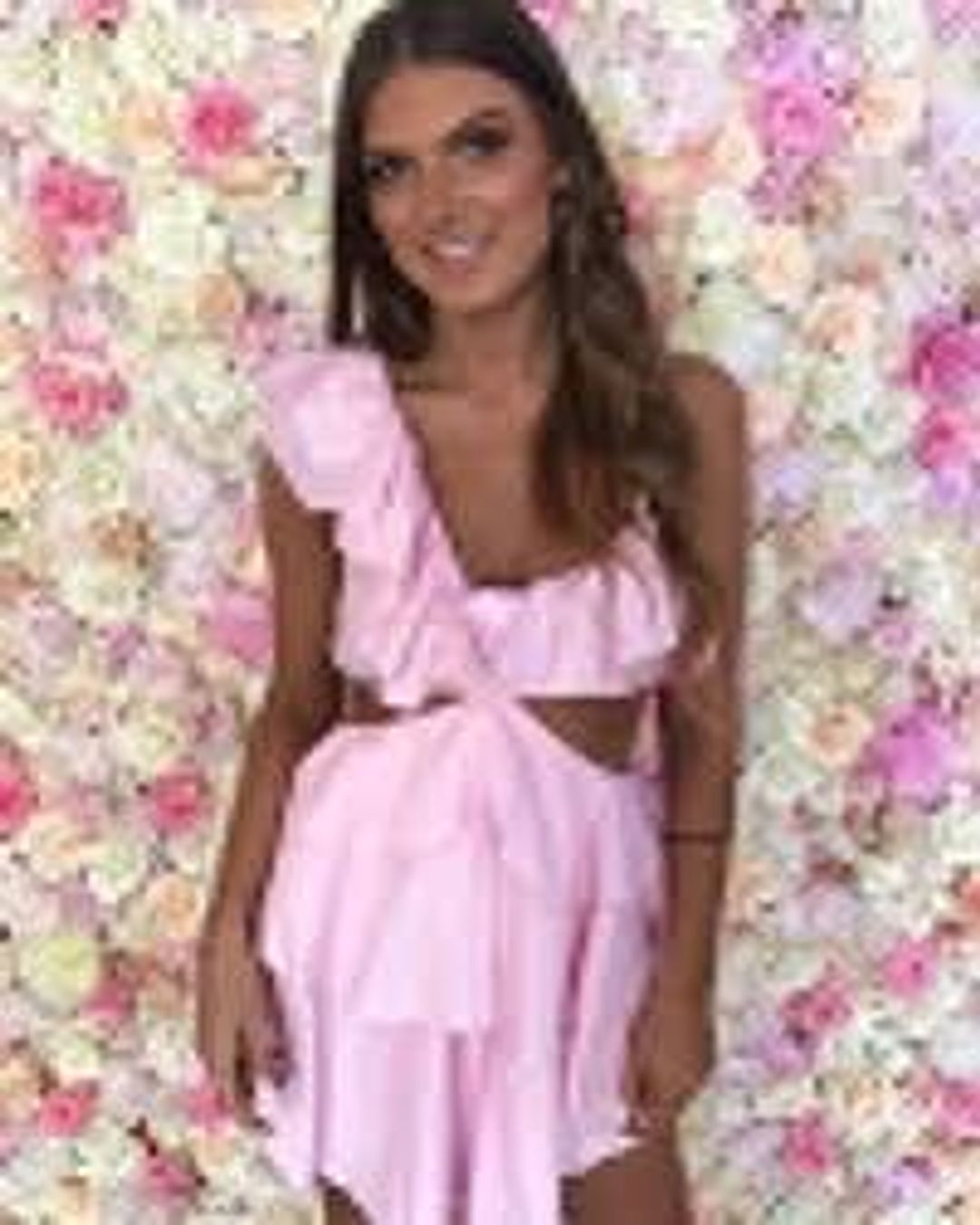 SOFIA THE LABEL | Rose Dress in Baby Pink | Size 6 for rent on The Volte - main image