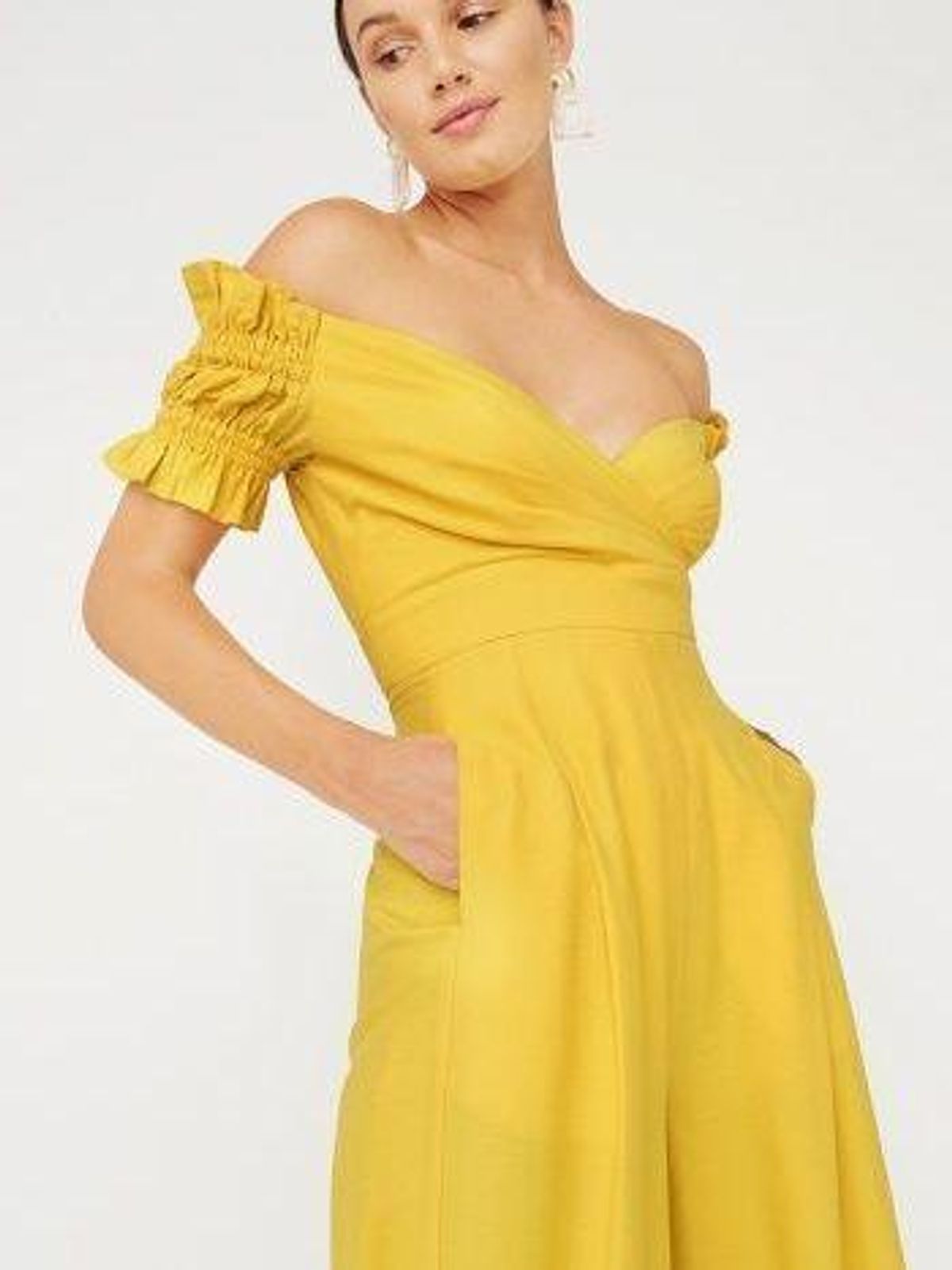 Sheike Jumpsuit yellow size 8 - Image 1