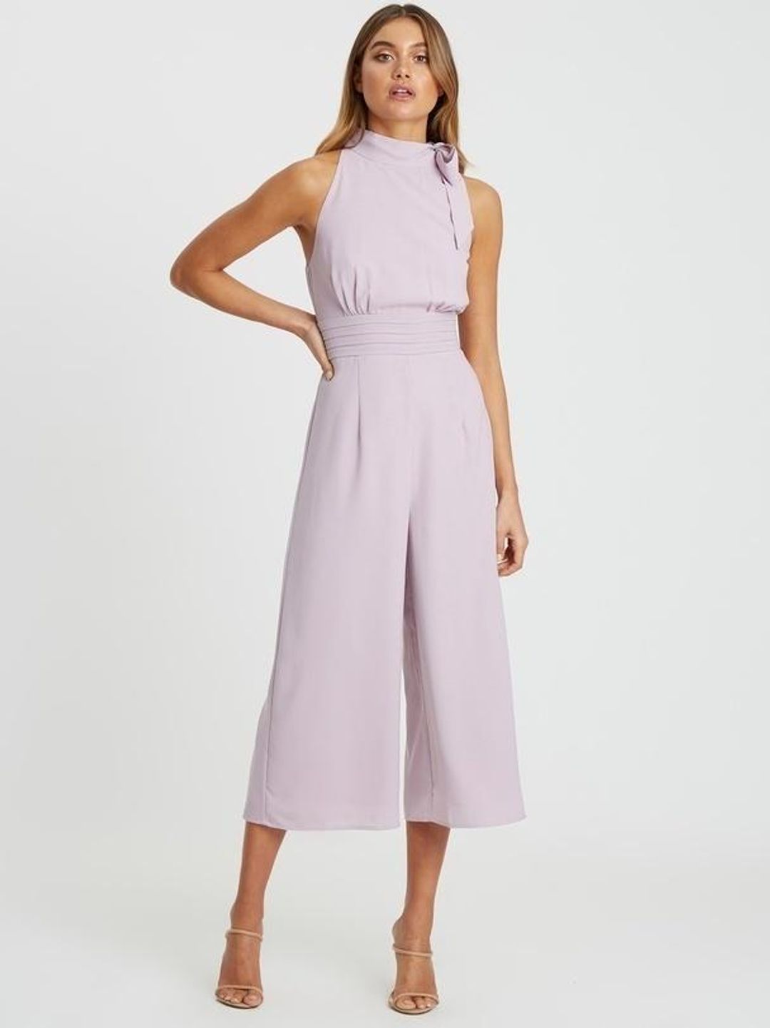 Chancery DeeDee Jumpsuit Lilac Size 10 for rent on The Volte - main image