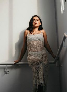 Isabelle Quinn Sienna Sequinned Midi Dress Size 8 for rent on The Volte - image 5