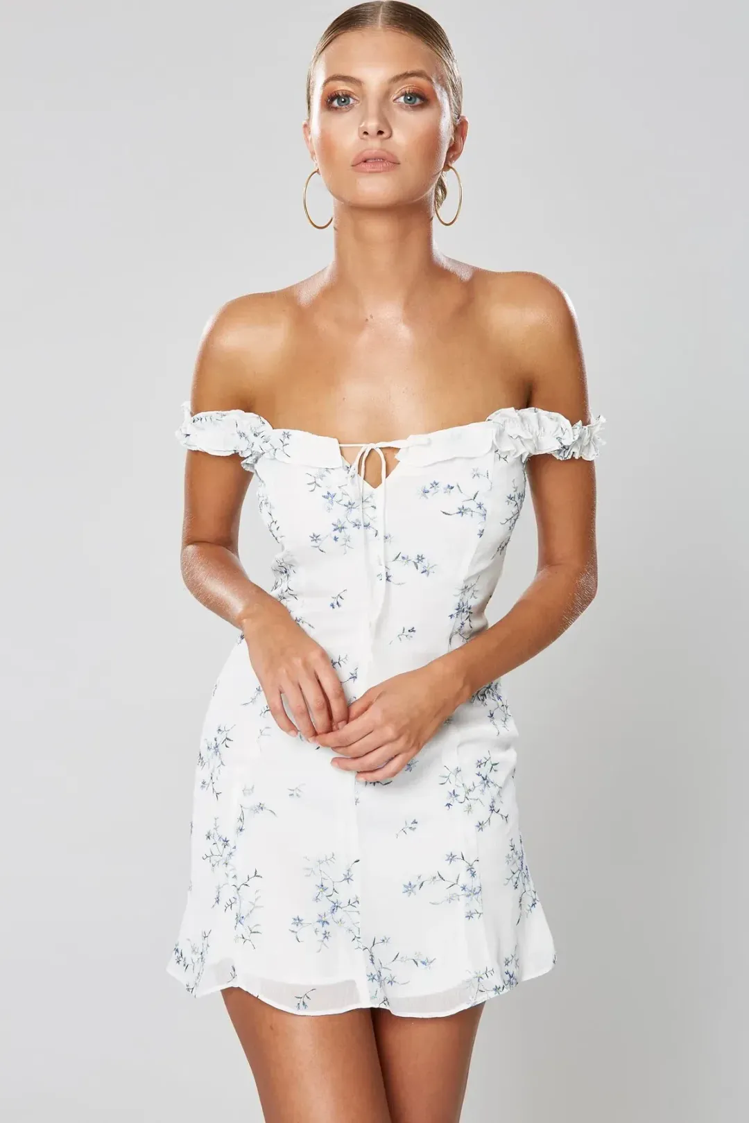 Winona Soul Mate Mini Dress White Size 6 for rent on The Volte - main image