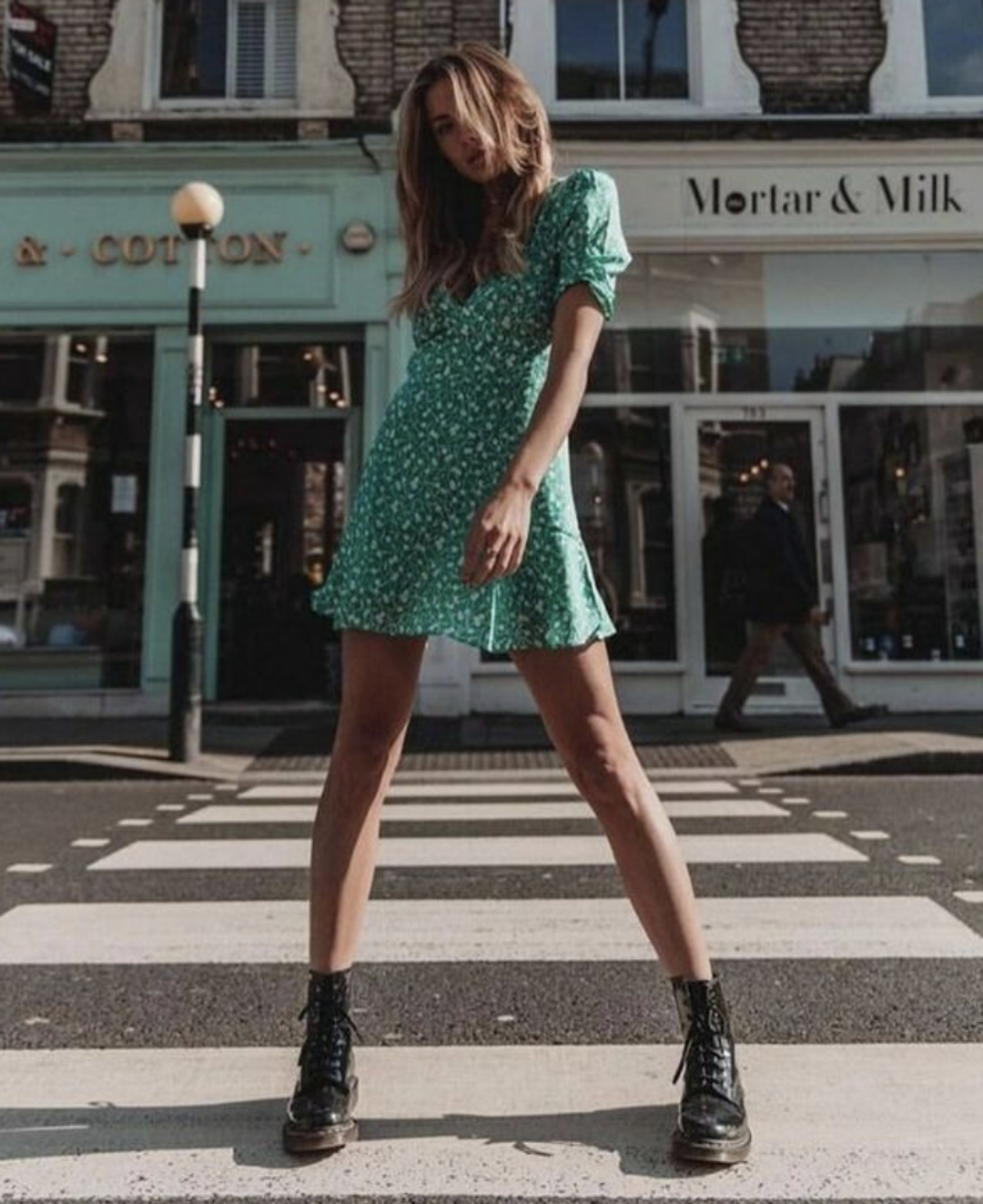 Realisation Par the ozzie poison ivy silk mini dress green size 6 for rent on The Volte - main image