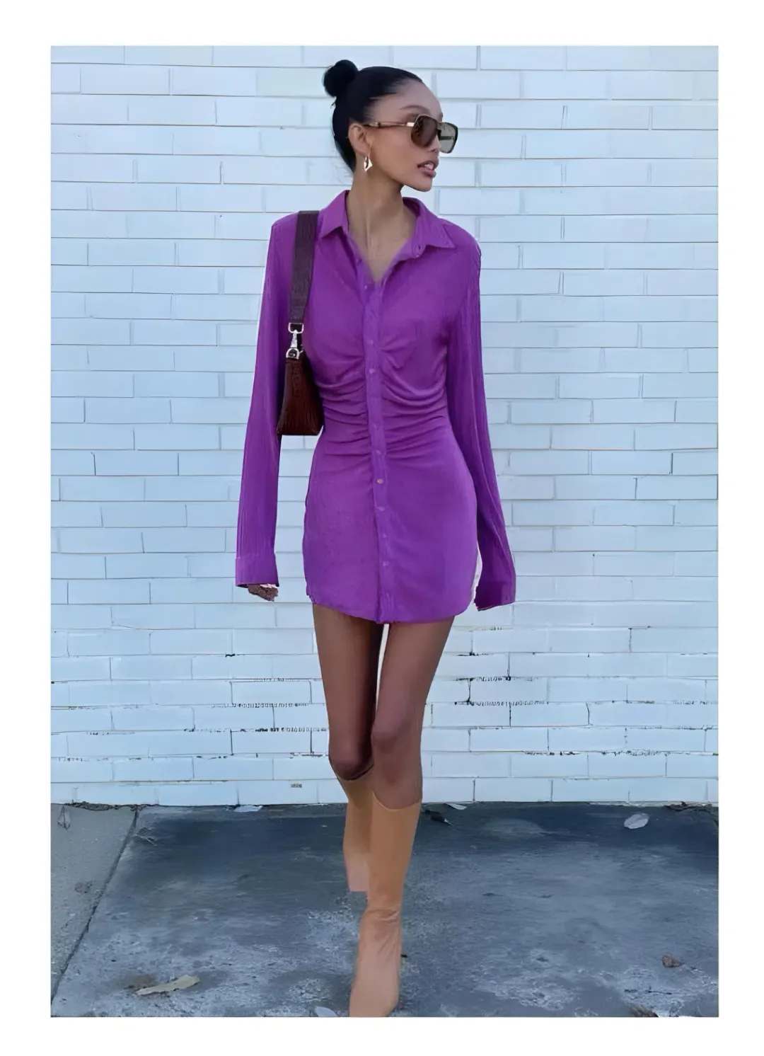 With Jéan Andy Dress in Violetta Size XS/ AU 6 for rent on The Volte - main image
