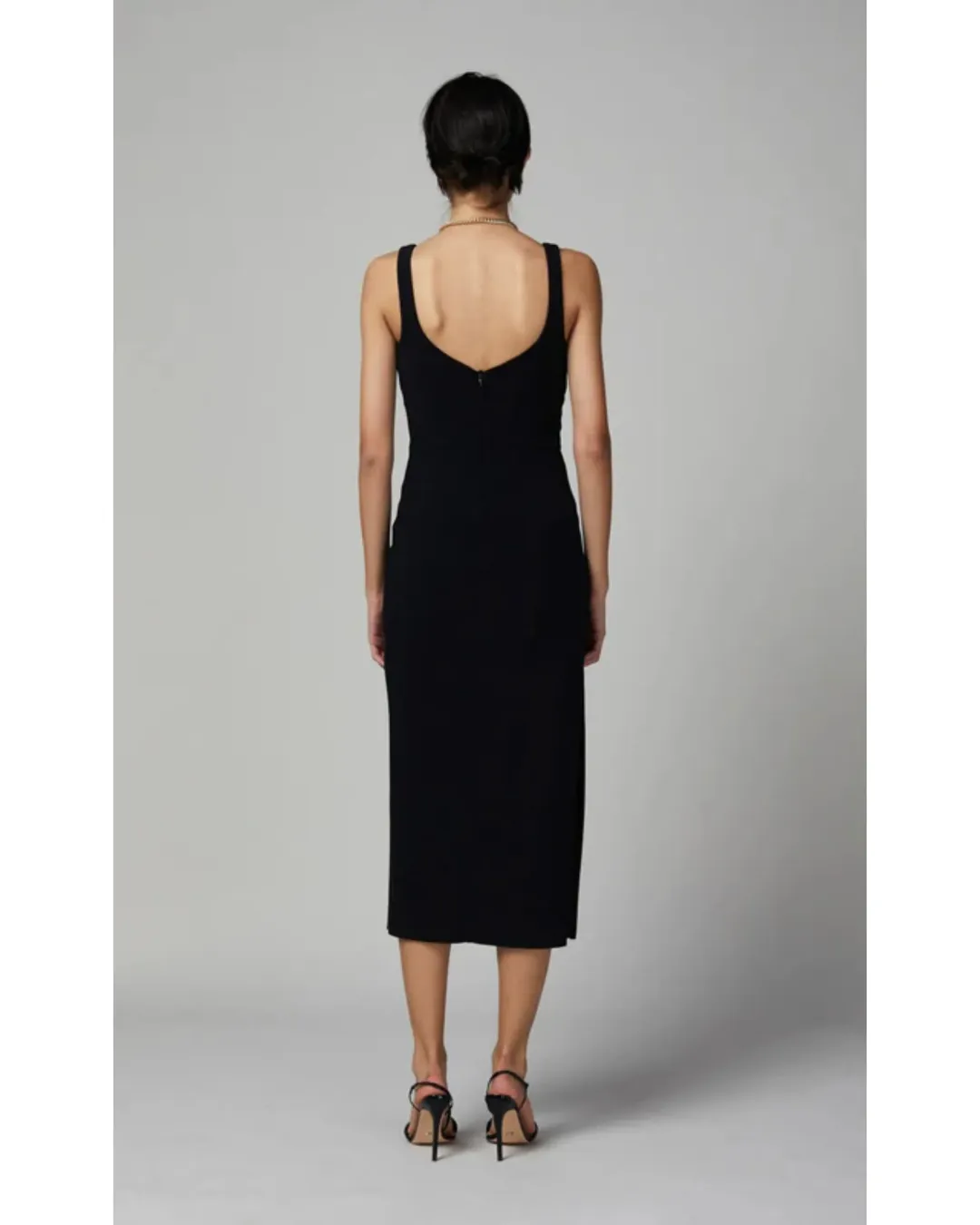 Bec & Bridge Joelle Midi Dress Black Size AU 8 for rent on The Volte - main image