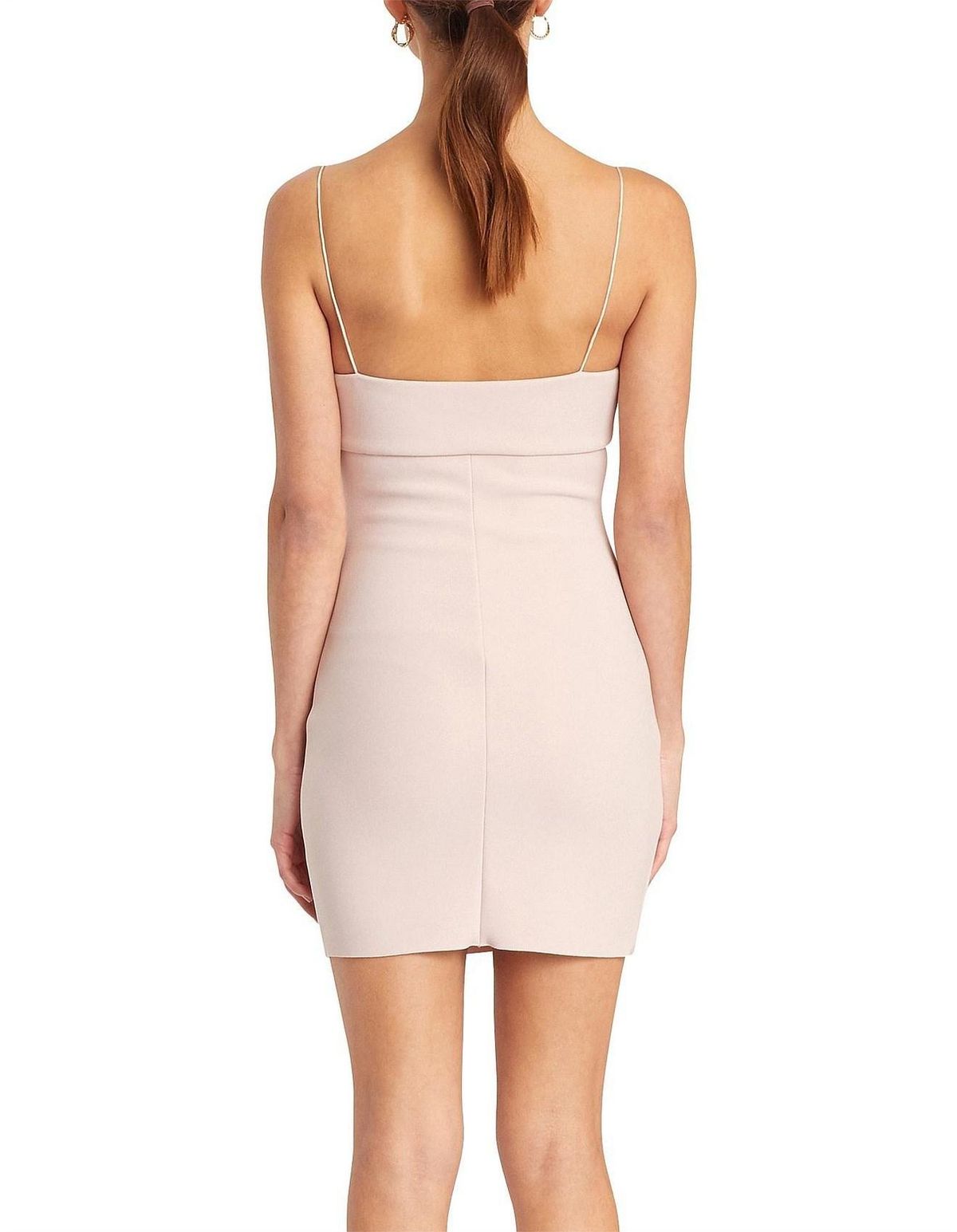 Bec & Bridge Dominique Mini Dress Himalayan Salt Blush Pink Size 6 - Image 3