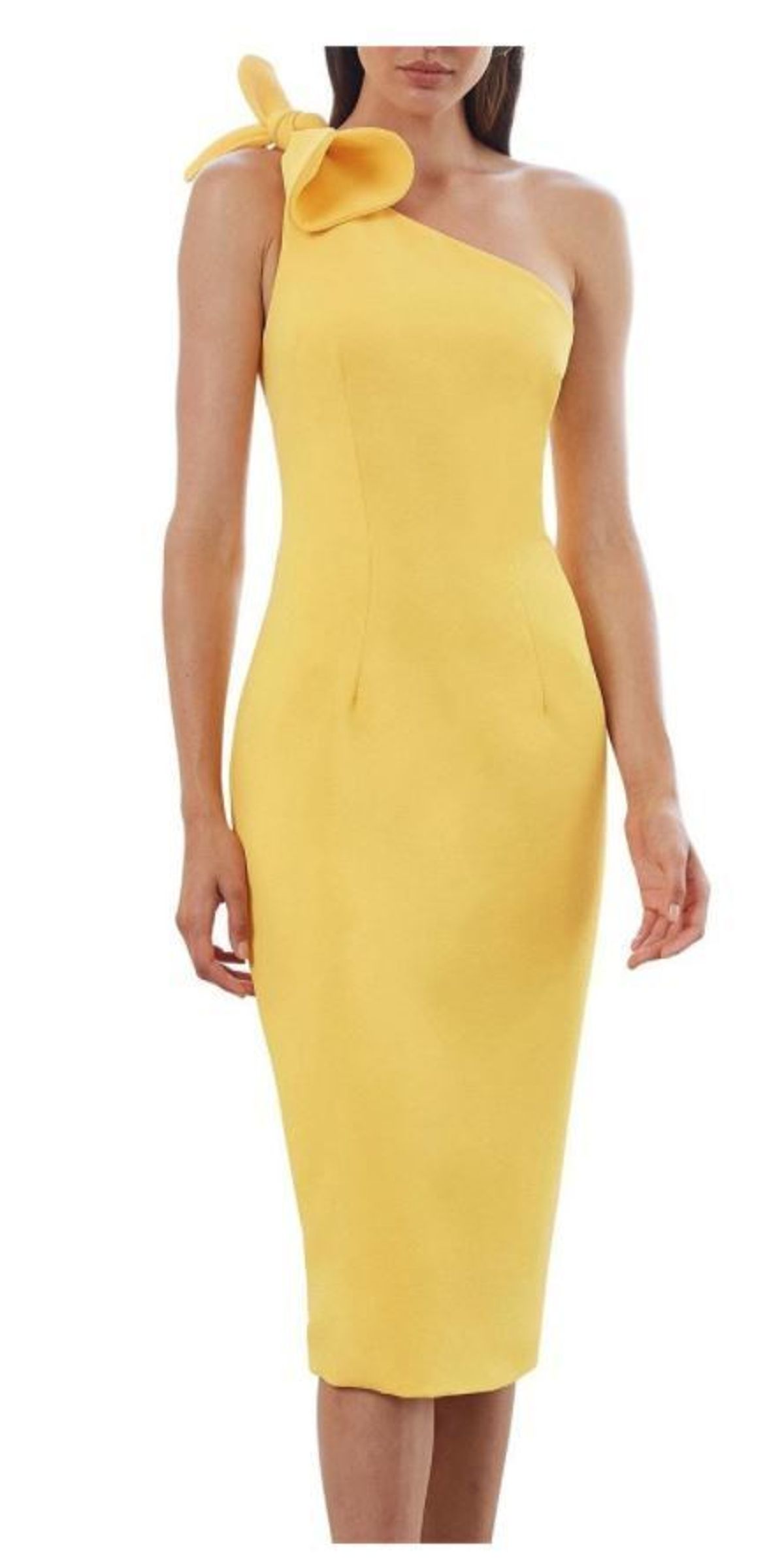 By Johnny Pollen Tie Midi Dress Size 6 - Image 1
